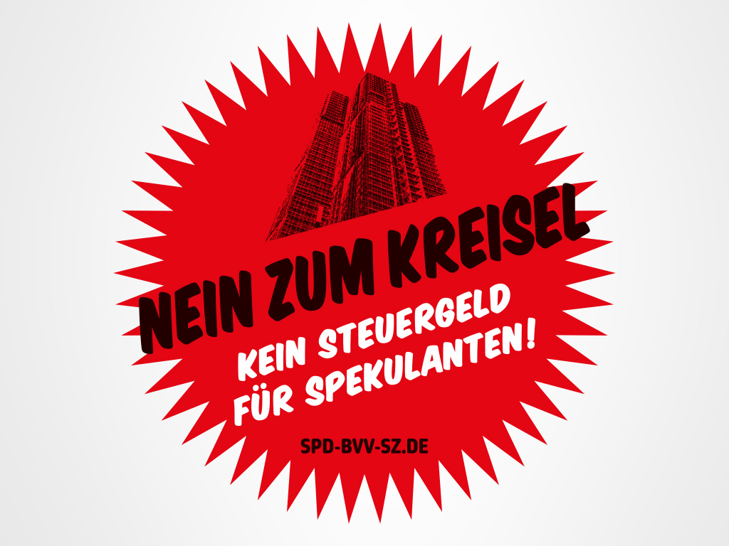 Nein zum Kreisel: Kein Steuergeld für Spekulanten!