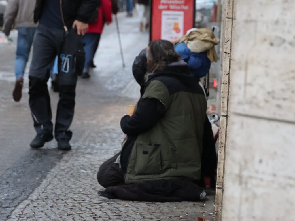 Obdachlosigkeit auf der Straße