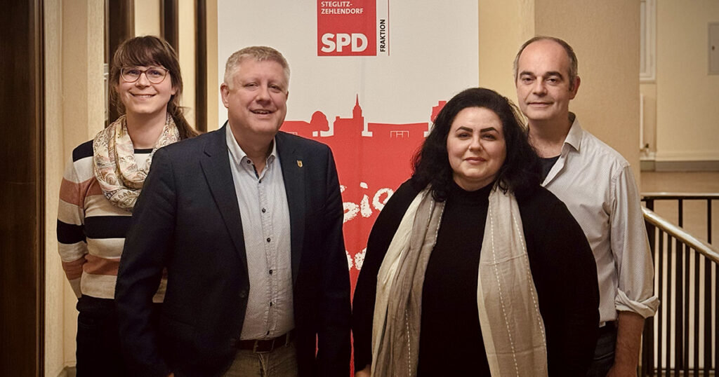 Der neue Vorstand der SPD-Fraktion Steglitz-Zehlendorf